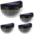 4-Piece: Solar Fence Outdoor Lights by DailySale