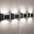 4-Piece: Solar Outdoor 6 LED Waterproof Wall Lights by DailySale