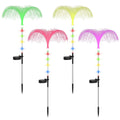 4-Piece: Solar Powered Jellyfish Lights by DailySale