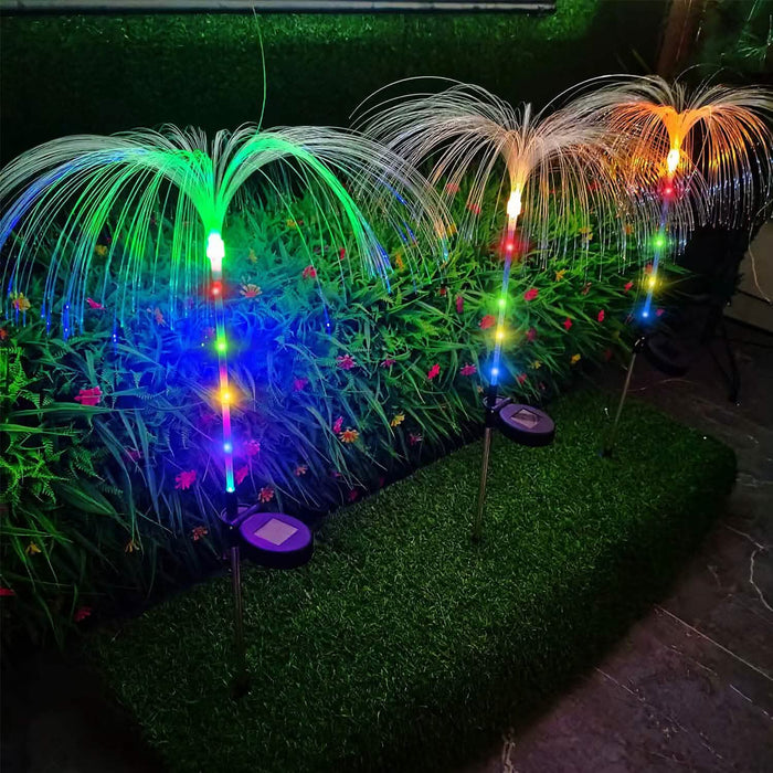 4-Piece: Solar Powered Jellyfish Lights by DailySale