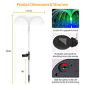 4-Piece: Solar Powered Jellyfish Lights by DailySale