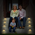4-Piece: Solar Powered LED Step Lights by DailySale