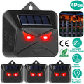 4-Piece: Solar Predator Control Light by DailySale