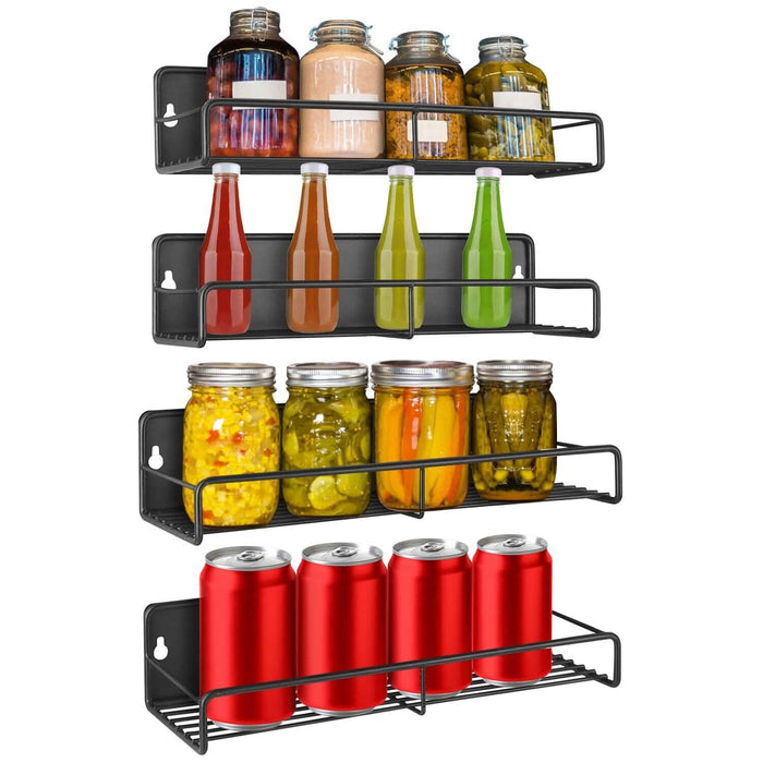 4-Piece: Strong Magnetic Spice Rack Organizer by DailySale