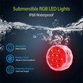 4-Piece: Submersible RGB LED Lights by DailySale