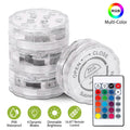 4-Piece: Submersible RGB LED Lights by DailySale
