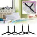 4-Piece: Triangle Bed Sheet Holder Fastener Grippers Clips Suspender Strap by DailySale