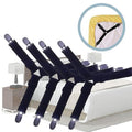 4-Piece: Triangle Bed Sheet Holder Fastener Grippers Clips Suspender Strap by DailySale