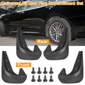 4-Piece: Universal Fit Car Mudguard Flaps by DailySale