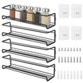 4-Piece: Wall Mount Spice Racks by DailySale
