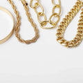 4-Piece: Women Adjustable Boho Chain Bracelets Set by DailySale