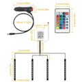 4-Pieces: 36 LEDs 12V Car Atmosphere Light Strip by DailySale