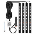 4-Pieces: 36 LEDs 12V Car Atmosphere Light Strip by DailySale