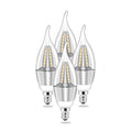 4-Pieces: 5W E12 Candelaria Bulbs by DailySale