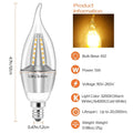 4-Pieces: 5W E12 Candelaria Bulbs by DailySale