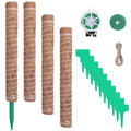 4-Pieces: Coco Coir Extendable Moss Pole for Climbing Plants by DailySale