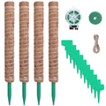 4-Pieces: Coco Coir Extendable Moss Pole for Climbing Plants by DailySale