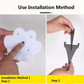 4-Pieces: Cute Paw-Shaped Solar Lawn Lights by DailySale