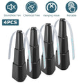 4-Pieces: Fly Repellent Fan Table Top Battery Powered Bug Deterrent by DailySale