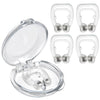 4-Pieces: Magnetic Nose Clip Anti Snoring Device
