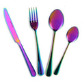 4-Pieces Set: Flatware Stainless Steel Silverware Cutlery Kitchen Set by DailySale