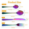 4-Pieces Set: Flatware Stainless Steel Silverware Cutlery Kitchen Set by DailySale