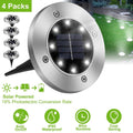 4-Pieces: Solar Powered Ground Light by DailySale