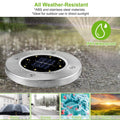 4-Pieces: Solar Powered Ground Light by DailySale