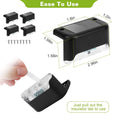 4-Pieces: Solar Powered LED Step Lights by DailySale