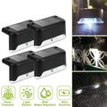 4-Pieces: Solar Powered LED Step Lights by DailySale