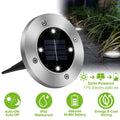 4-Pieces: Solar Waterproof Ground Light by DailySale