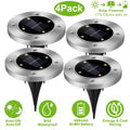 4-Pieces: Solar Waterproof Ground Light by DailySale