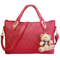 4-Pieces: Women Leather Handbag by DailySale