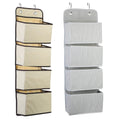 4-Pockets Wall Mount Closet Storage Organizer by DailySale