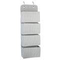 4-Pockets Wall Mount Closet Storage Organizer by DailySale