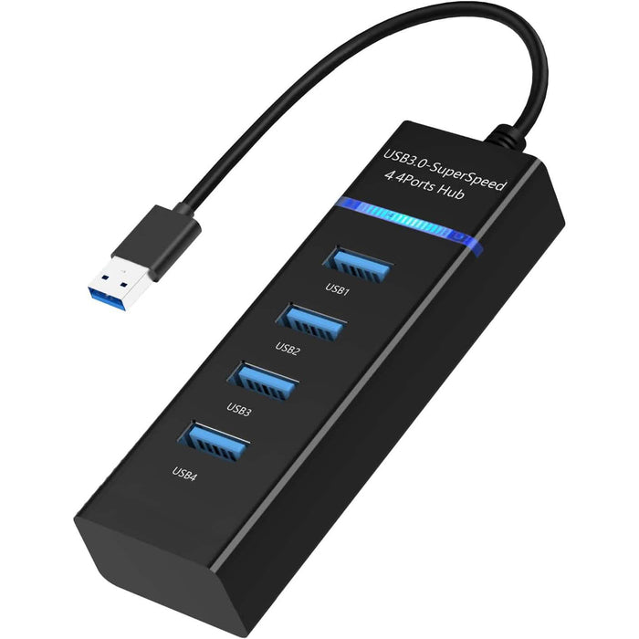 4-Port USB 3.0 USB Splitter with 3ft Extended Cable by DailySale