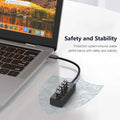 4-Port USB 3.0 USB Splitter with 3ft Extended Cable by DailySale