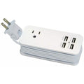 4 Port USB with Single AC Extendable Wire Charging Station by DailySale