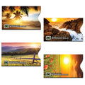 RFID Blocking Sunsets Credit Card Sleeves - 8 Pack by ID Stronghold