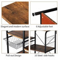 4-Tier 3-Tier Shelf Vintage Kitchen Baker's Rack Utility Storage Shelf by DailySale
