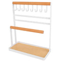 4-Tier Tabletop Wooden Jewelry Display Stand by DailySale