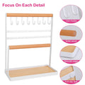 4-Tier Tabletop Wooden Jewelry Display Stand by DailySale