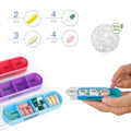 4 Times A Day, Black 7 Day Stackable Daily Pill And Medicine Organizer by DailySale