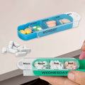 4 Times A Day, Black 7 Day Stackable Daily Pill And Medicine Organizer by DailySale