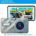4" Vehicle 1080P Car Dashboard DVR Camera Video Recorder G-Sensor Dash Cam by DailySale