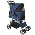 4 Wheels Pet Foldable Stroller by DailySale