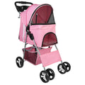 4 Wheels Pet Foldable Stroller by DailySale