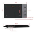 4 x 2.23" Anti-Interference USB Graphics Drawing Tablet by DailySale