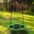 40 in Outdoor Tree Swing Hanging Rope Tire Saucer Seat Yard Mat by DailySale