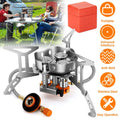 4000W Portable Camping Stove Foldable Powerful Gas Stove Backpacking Burner by DailySale